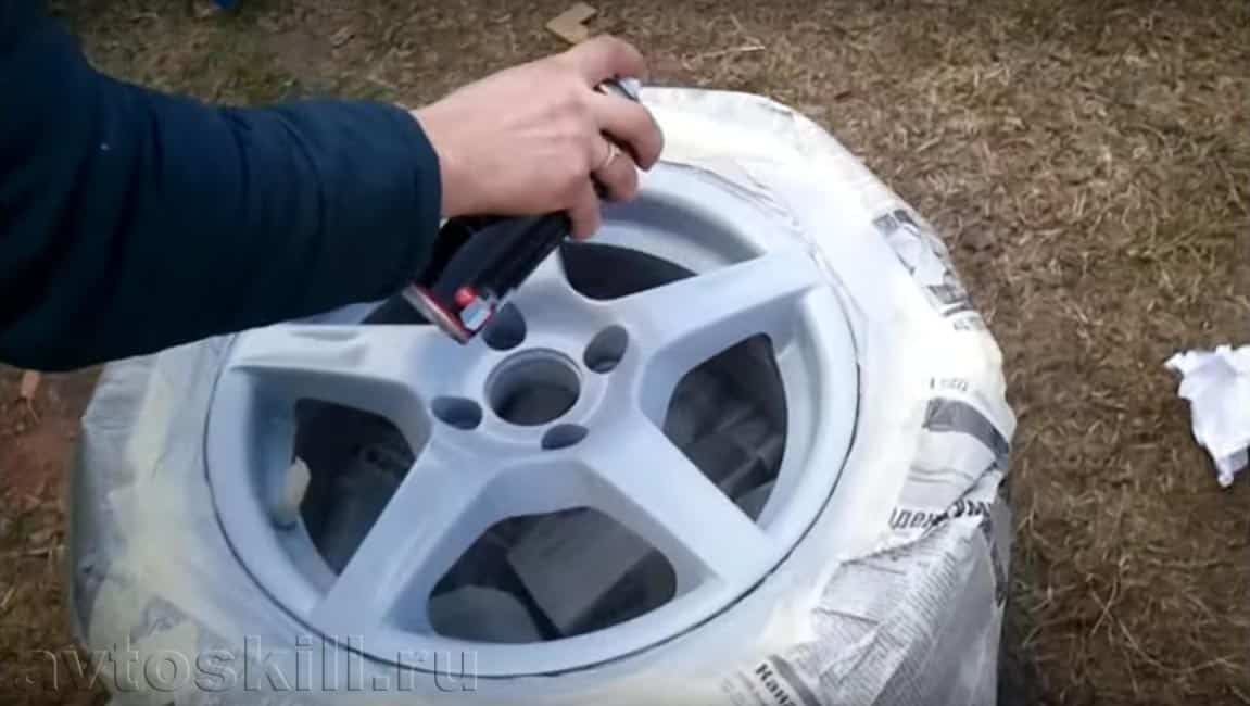 Как покрасить литые диски